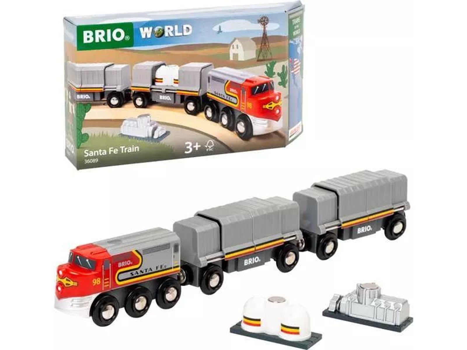 Brio 36089 Santa Fe Train (Trains of the World) Brio 36089 Santa Fe Train (Trains of the World)